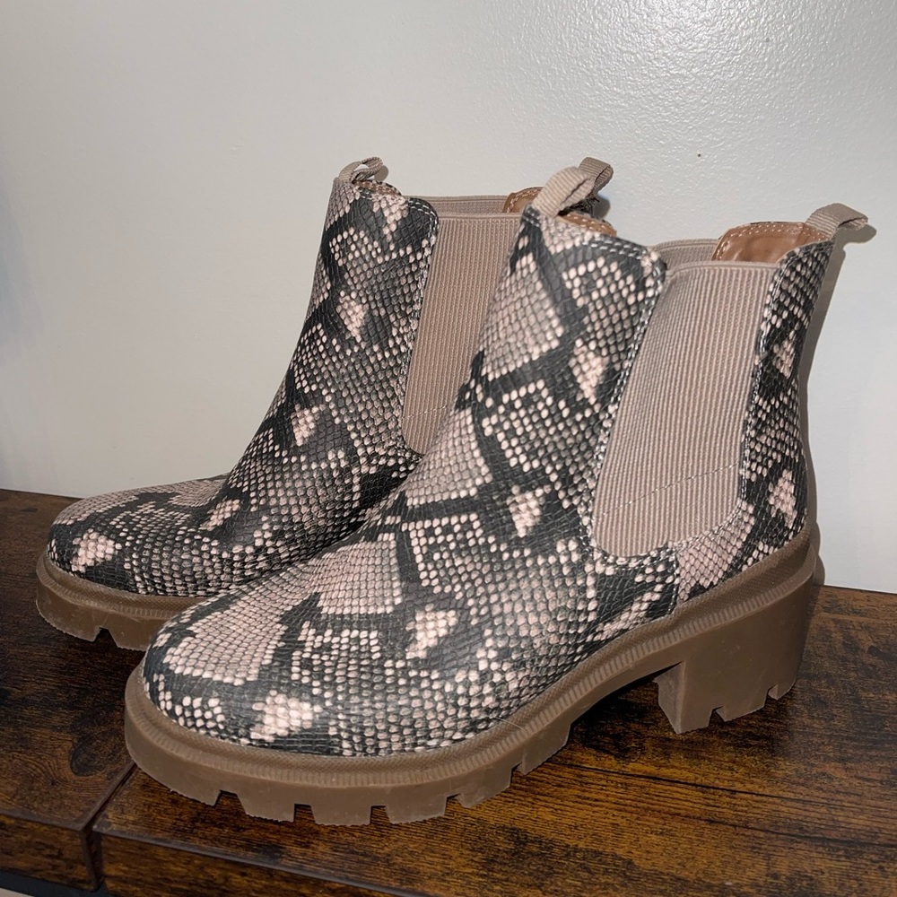 Snakeskin Boots